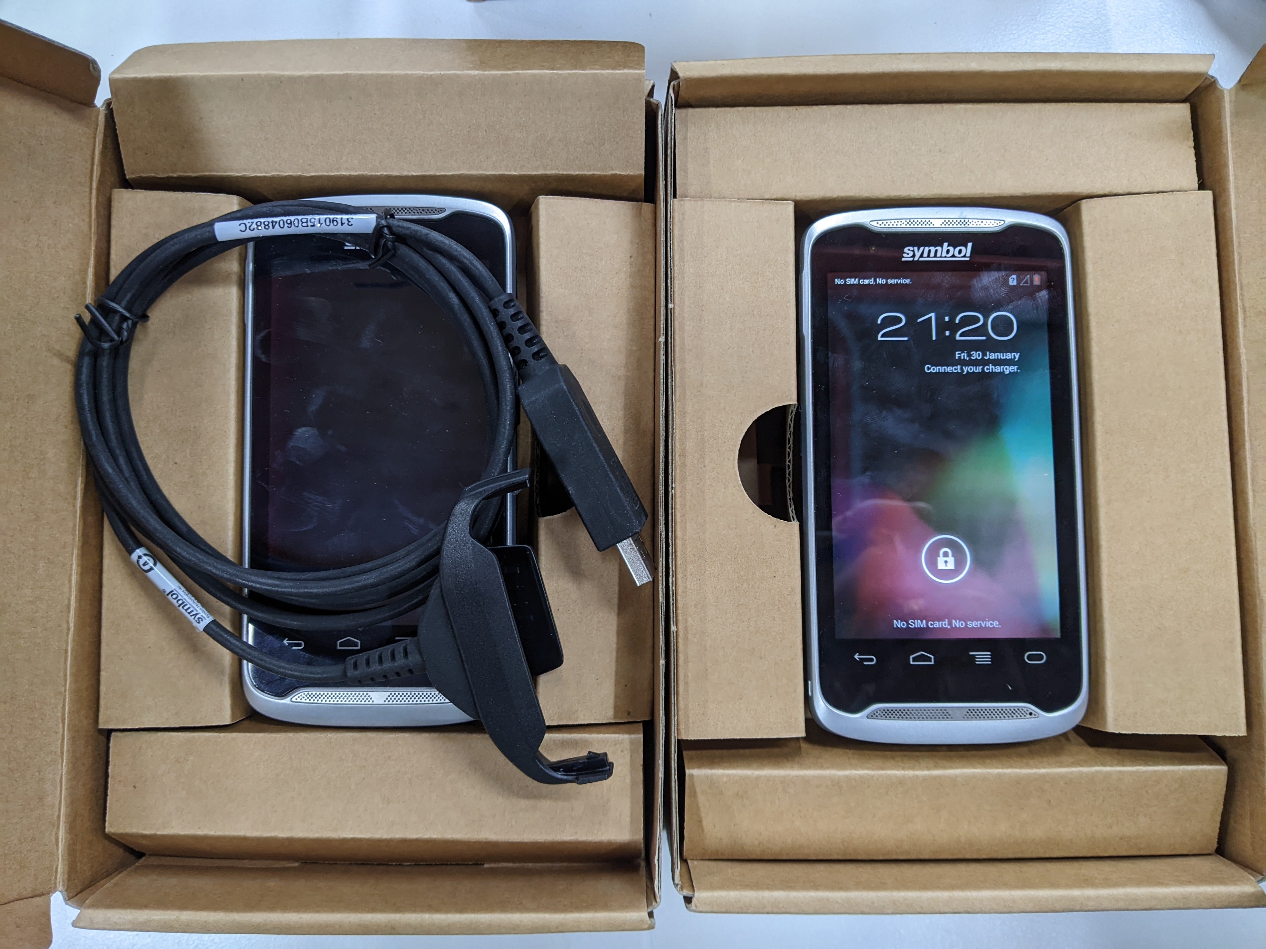 2 X Faulty PDA Handheld Mobile device TC55 for sale