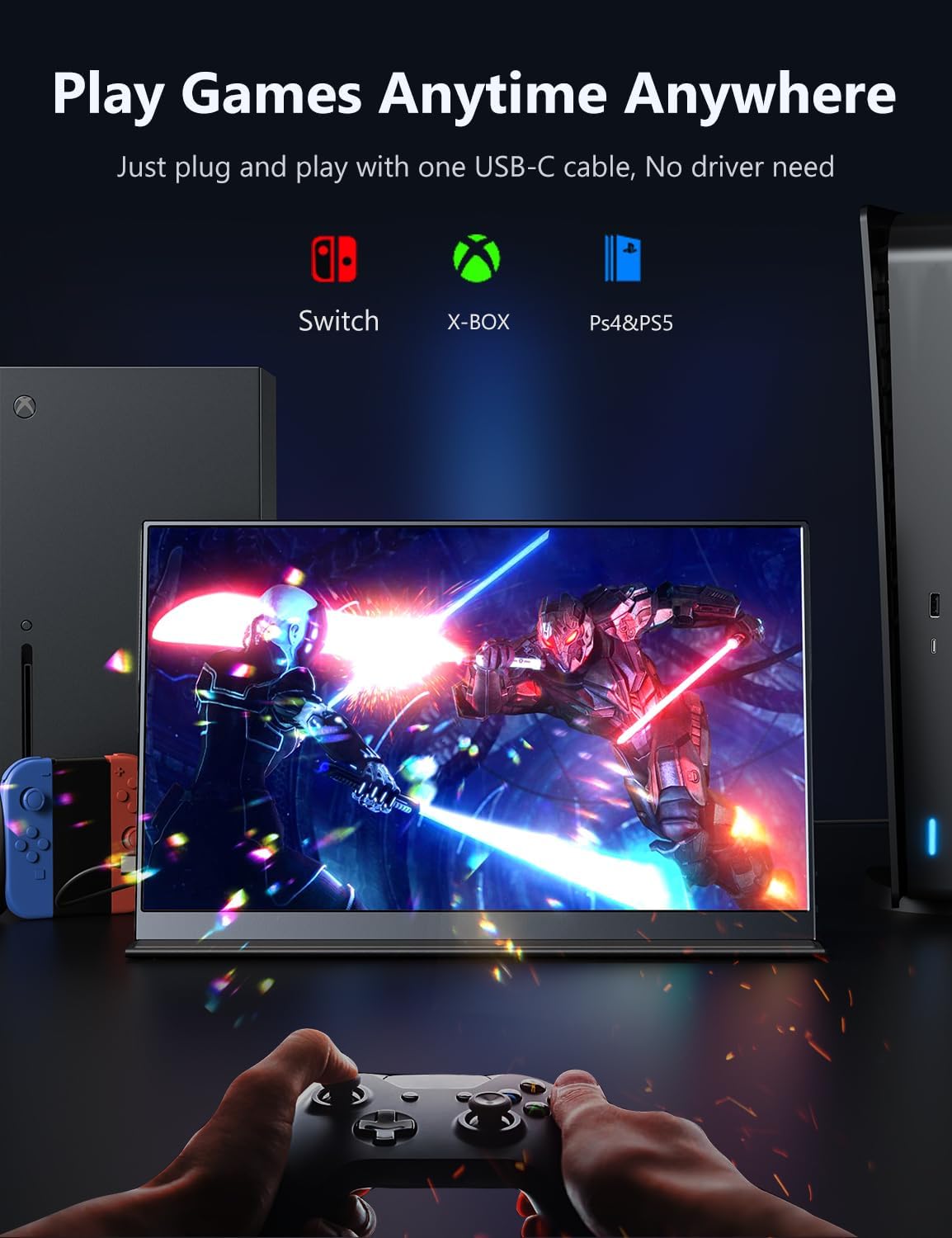 Portable Monitor, 15.6
