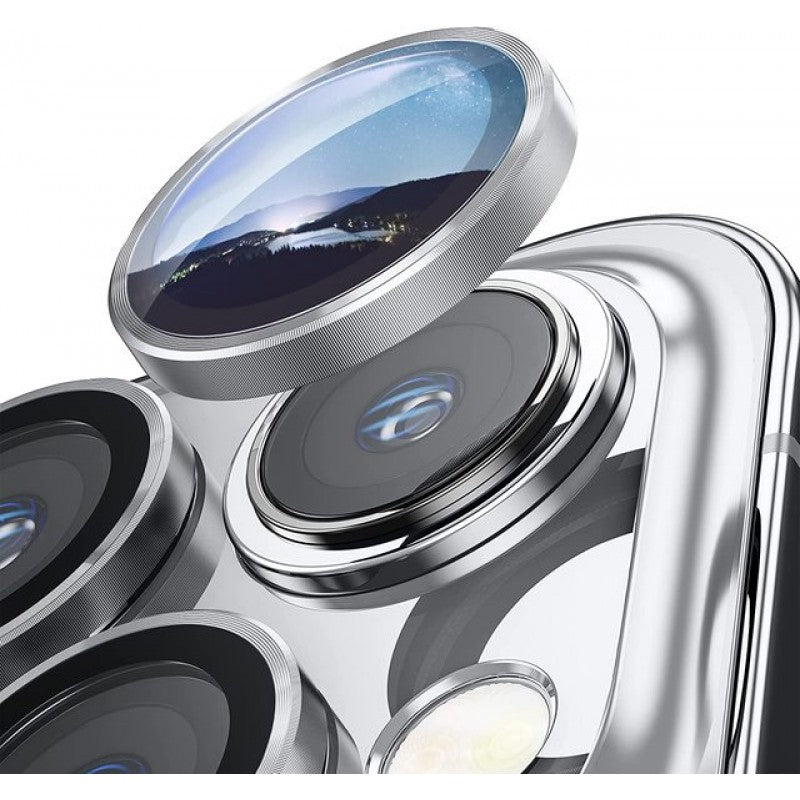 PBuddy 14 PRo Max Camera Lens Protector Individual Metal Anti Scratch HD Clear Case Friendly Tempered Glass Camera Cover 1 Set