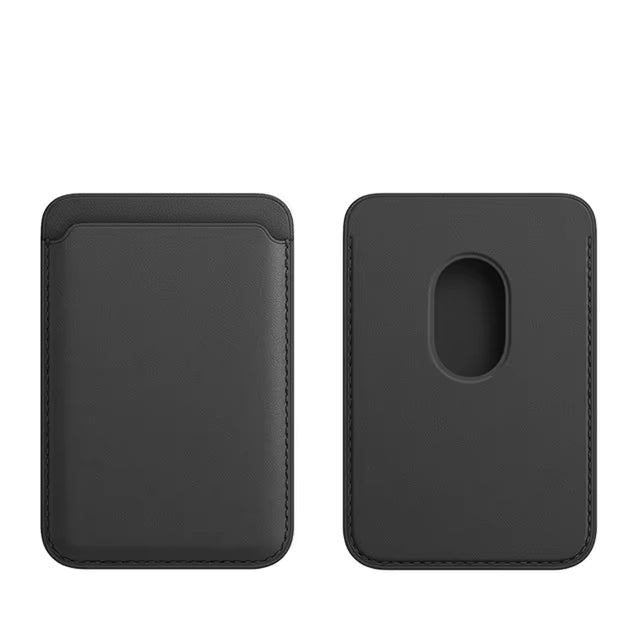 MagSafe Magnetic Leather Card Holder Wallet for iPhone 17 / 16 / 15 / 14 / 12 Series
