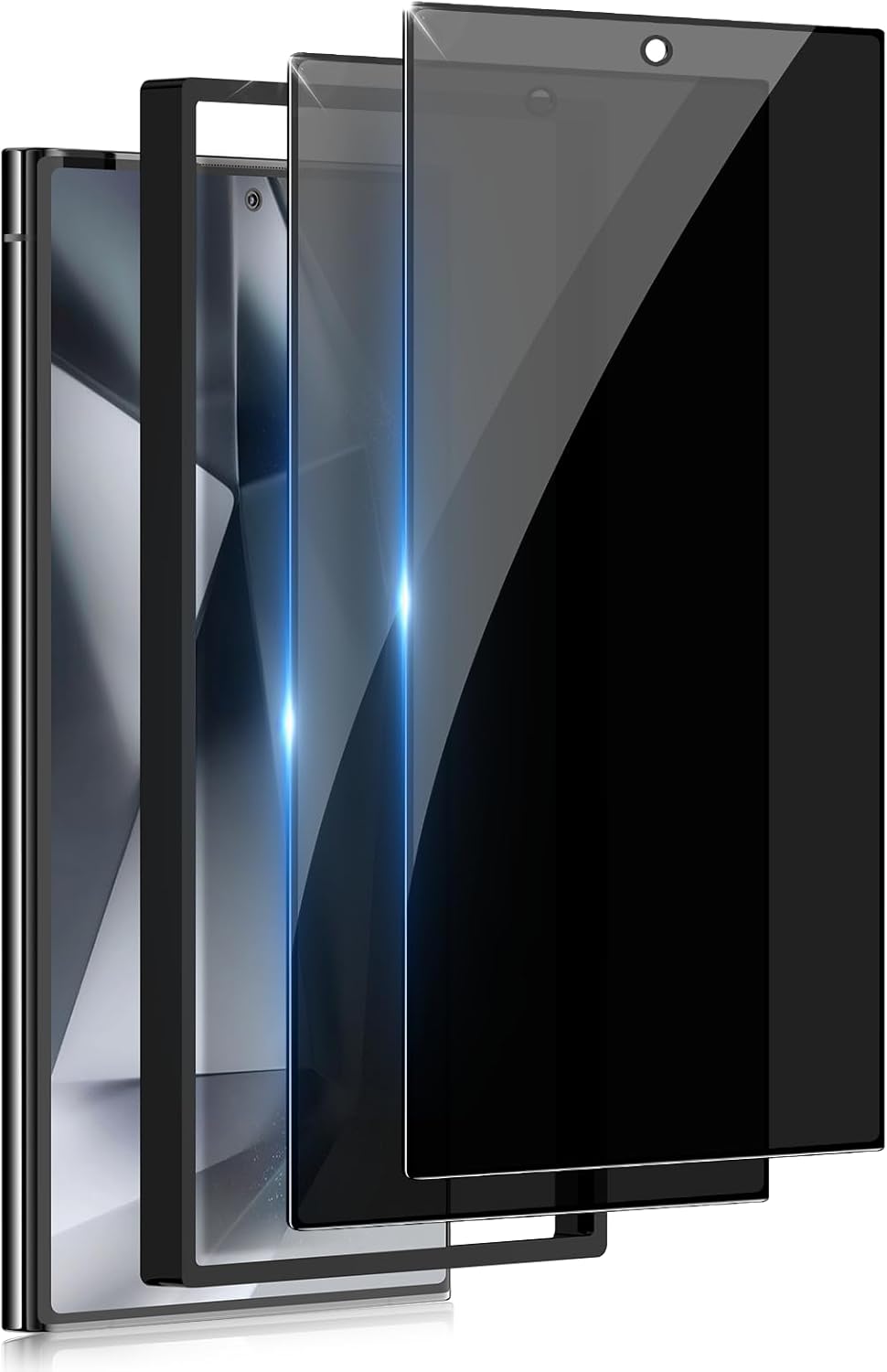 Samsung Galaxy S25 Privacy Screen Protector – Case-Friendly, No Edge Coverage