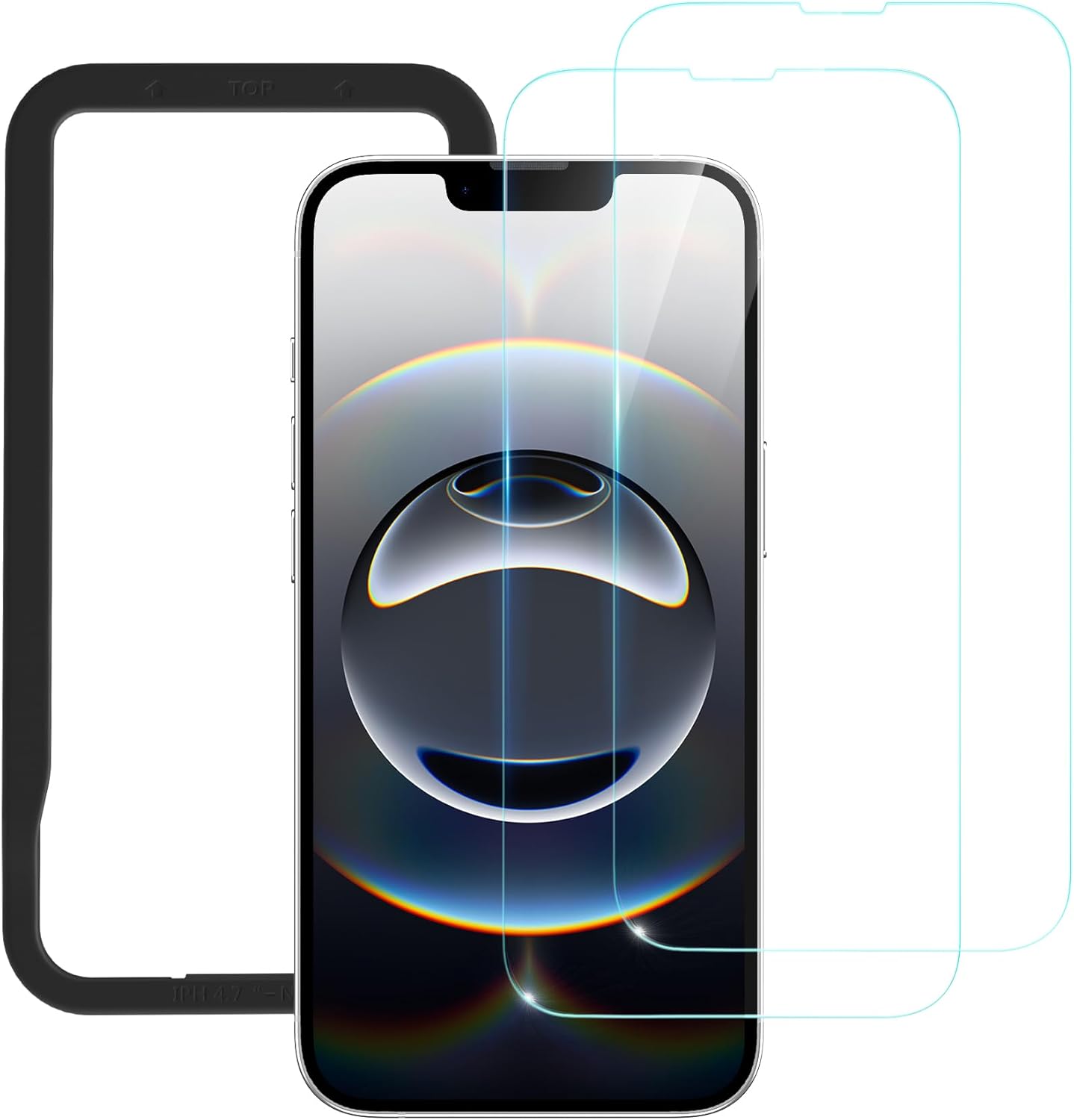 Apple iPhone 14 Pro Clear Screen Protector – Case-Friendly, Bubble-Free, No Edge Coverage