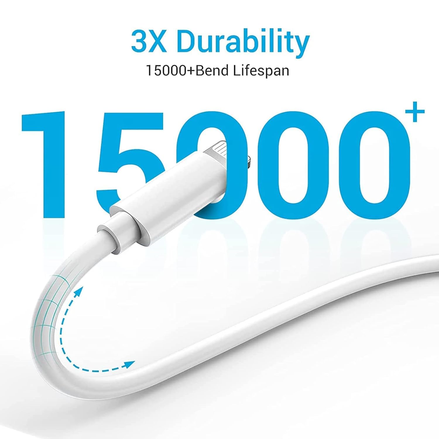 Pbuddy Short cable Type C to Lightning 20CM White