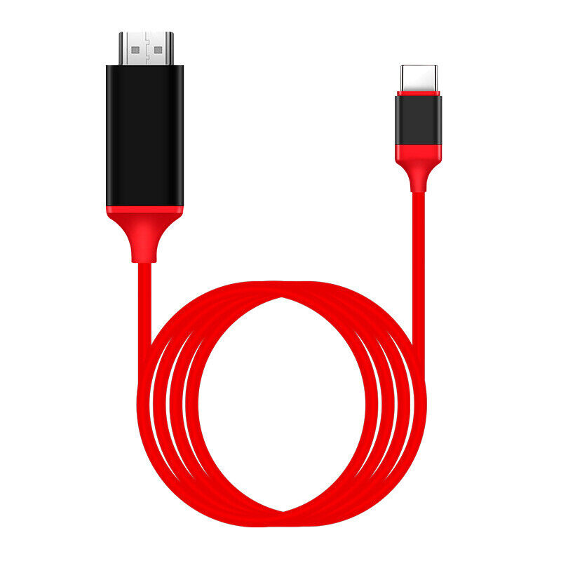 Pbuddy USB-C Type C to HDMI Cable AV TV Adapter USB 3.1 Plug And Play 4K HD Video 2M
