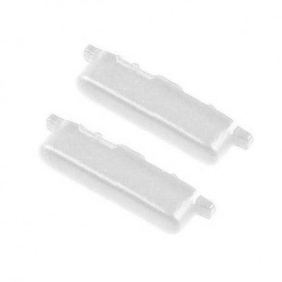 Single SIM Card Tray and Side Button for iPhone 15 Pro / 15 Pro Max-White Titanium