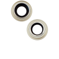 Rear Camera Lens With Bracket for iPhone 15 / 15 Plus-Yellow (Purple)