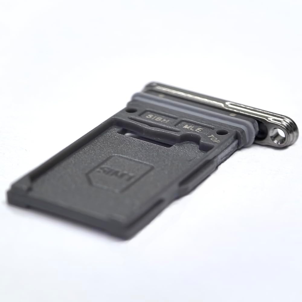 Single SIM Card Tray With Waterproof Ring for Samsung Galaxy S24 Ultra-Titanium Yellow