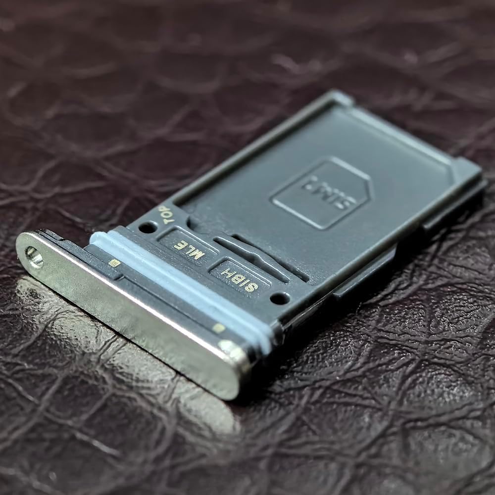 Single SIM Card Tray With Waterproof Ring for Samsung Galaxy S24 Ultra-Titanium Yellow