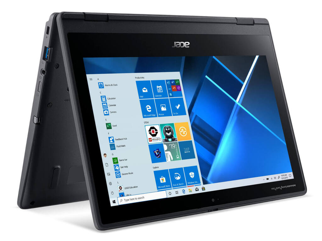 Acer TravelMate B Spin 2-in-1 Touch Laptop | Intel Pentium N6000 | 8GB RAM | 256GB SSD | Windows 11 Home | Used Grade A