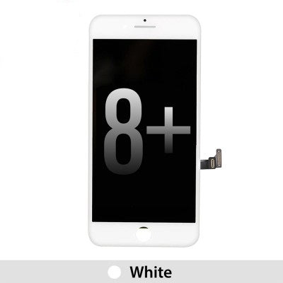 Red LCD Assembly for iPhone 8 Plus Screen Replacement-White