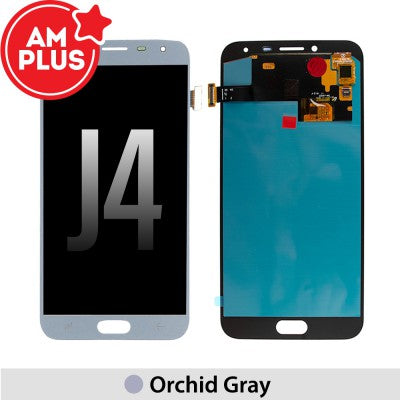 Tecguru-Samsung Galaxy J4 AMPLUS OLED Screen Replacement Digitizer J400F-Orchid Gray