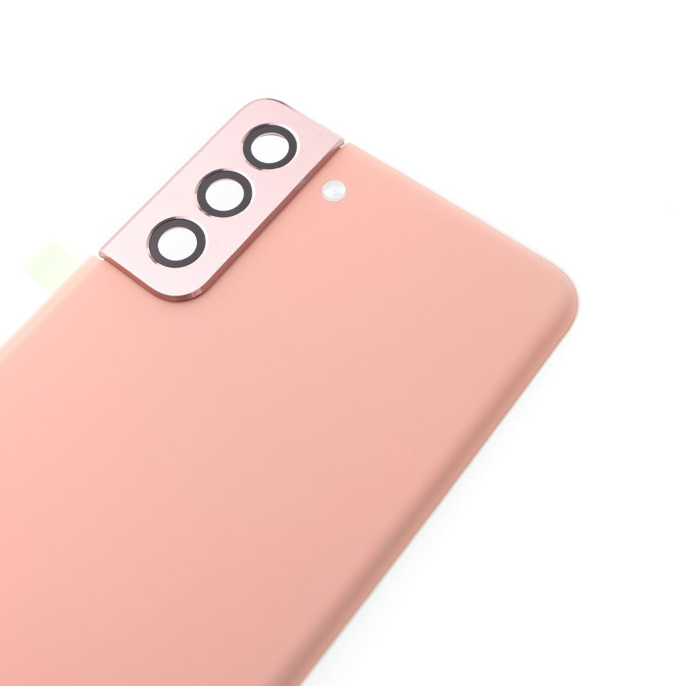 Red Rear Cover Glass For Samsung Galaxy S21-Phantom Pink