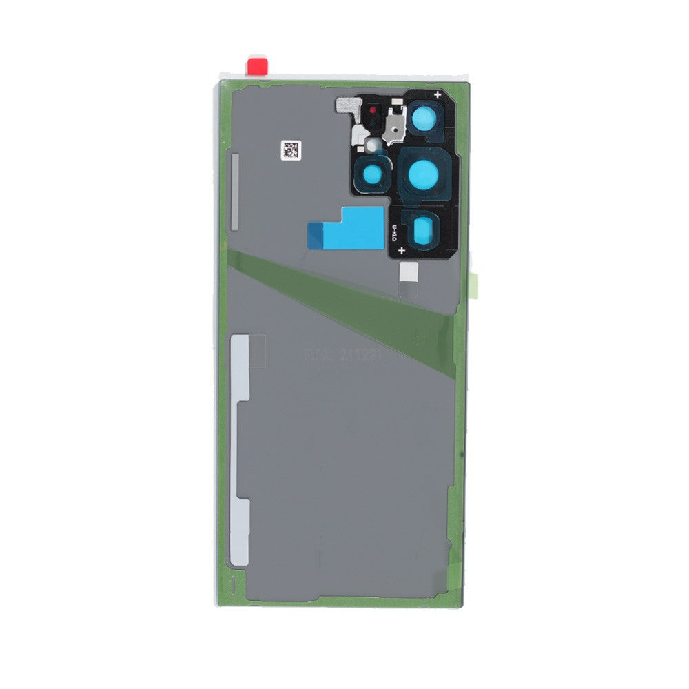 Red Rear Cover Glass For Samsung Galaxy S22 Ultra S908B-Sky Blue