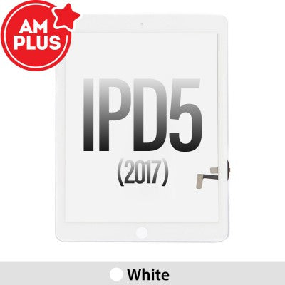 AMPLUS Touch Screen Digitizer with IC Connector for iPad 5 (2017)-White