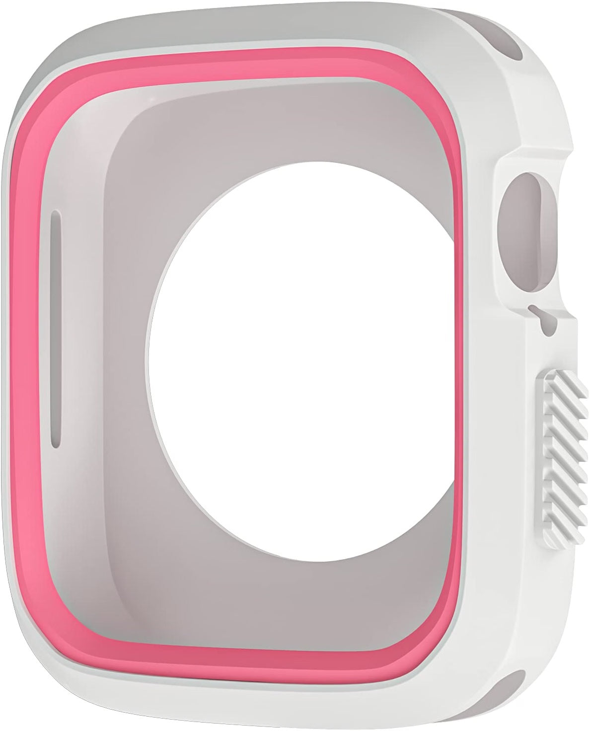 Apple Watch Bumper Protective Case White-Pink – 44mm