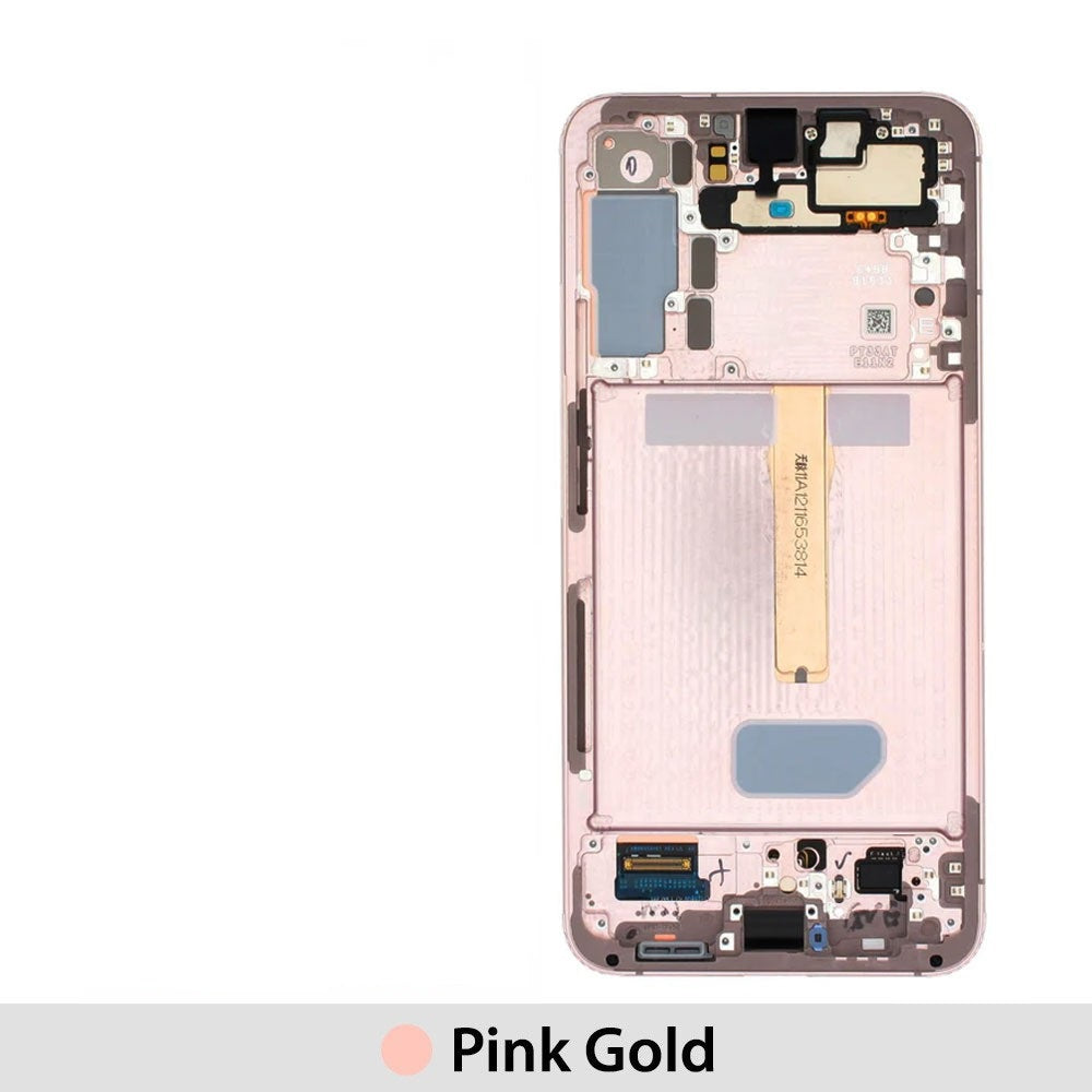 Yellow-Samsung Galaxy S22 Plus S906B OLED Screen Replacement-Pink Gold