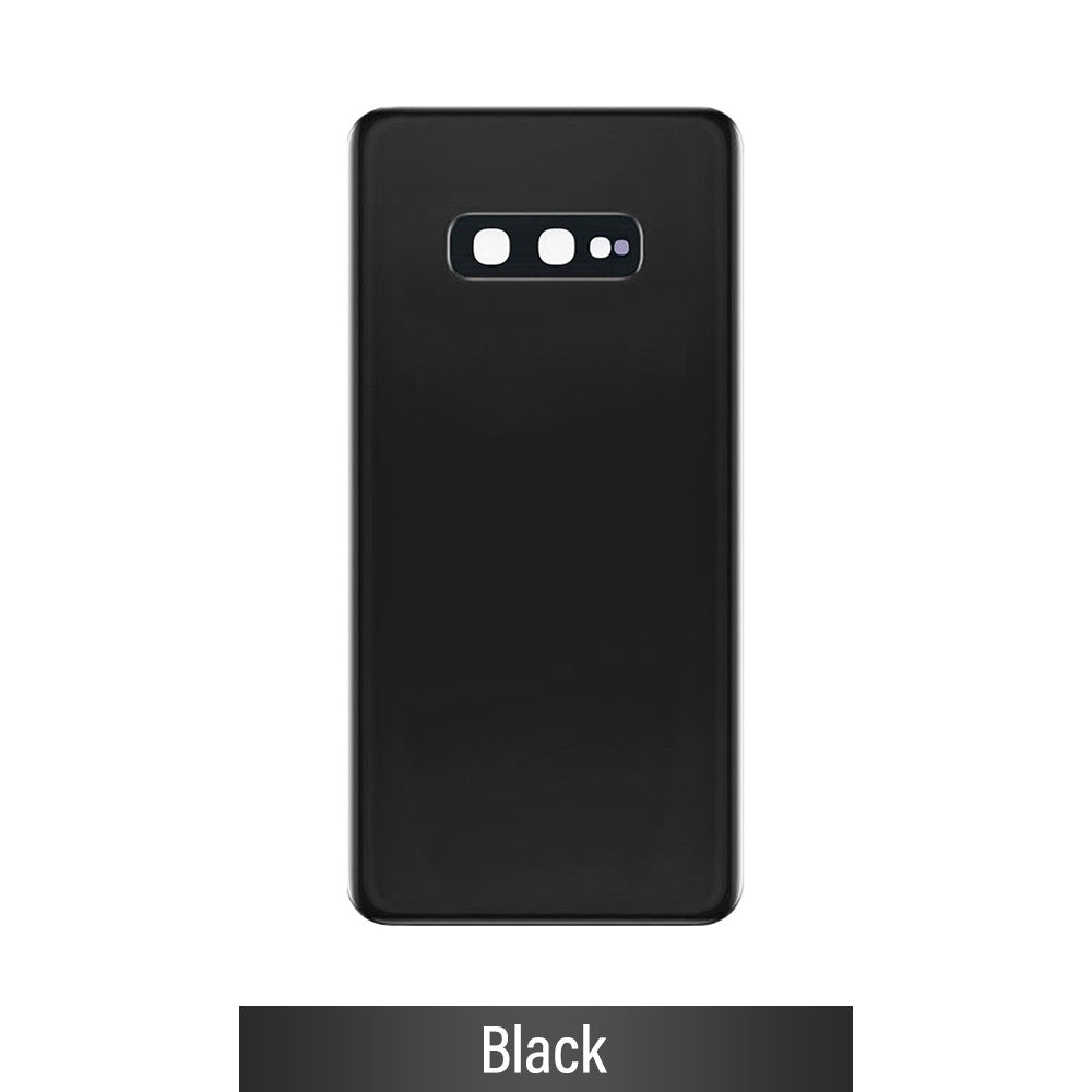 Red Rear Cover Glass For Samsung Galaxy S10 E G970F-Black