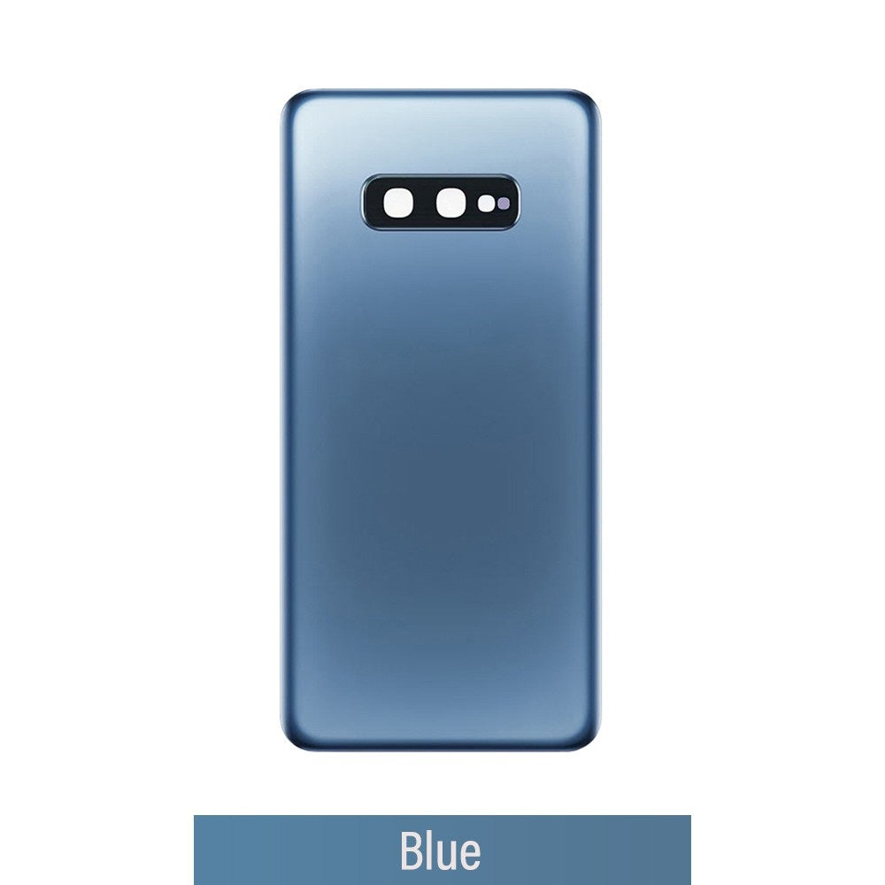 Red Rear Cover Glass For Samsung Galaxy S10 E G970F-Blue