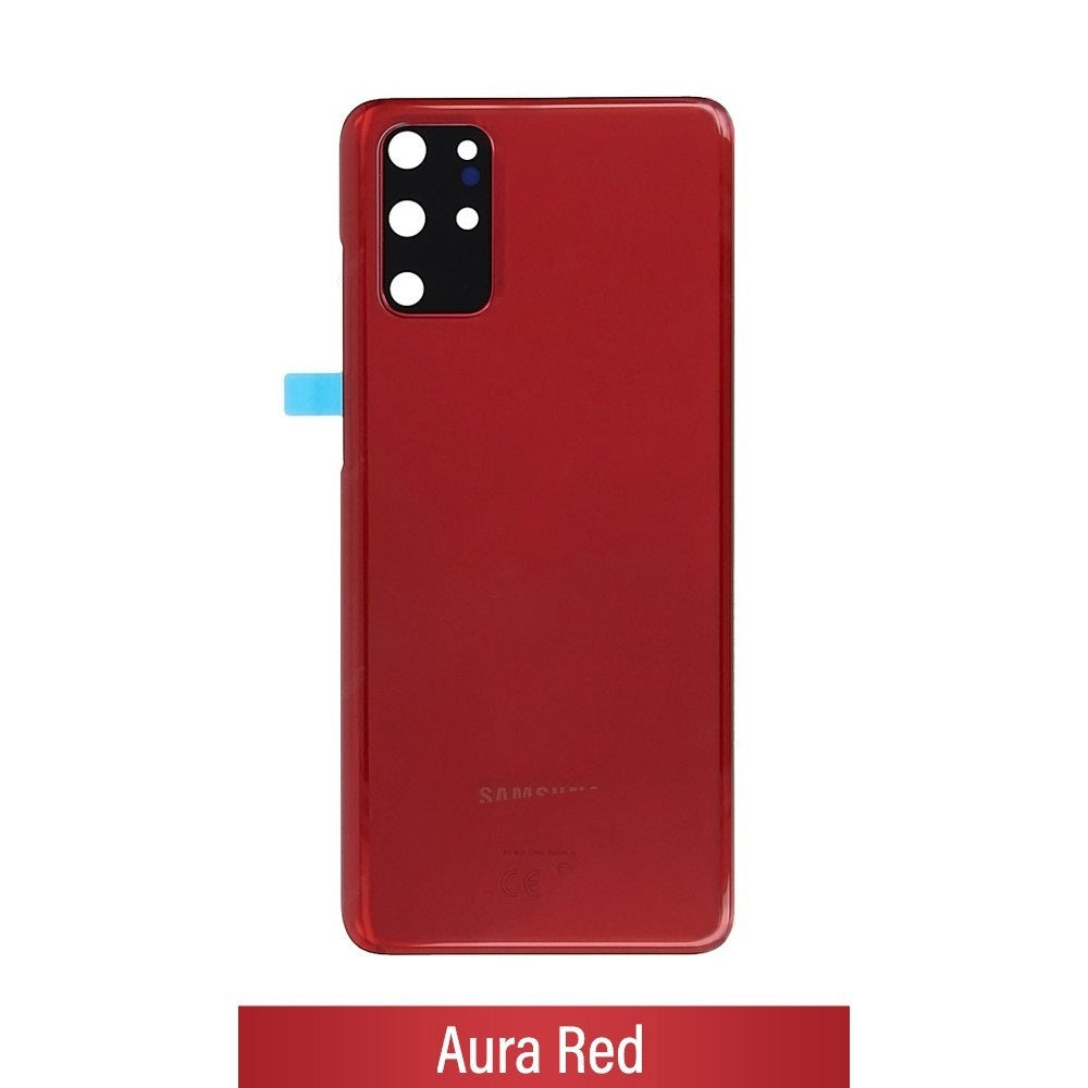 Brown Rear Cover Glass For Samsung Galaxy S20 Plus G985F-Aura Red