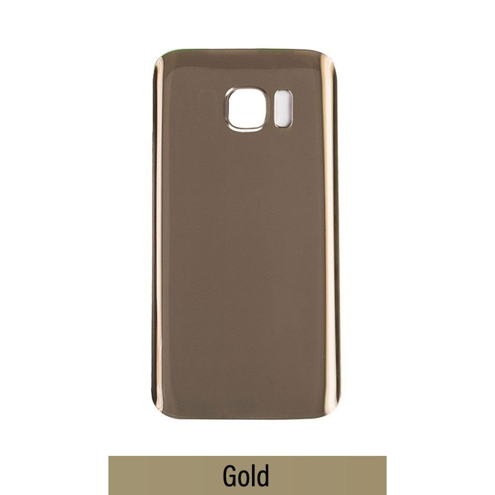 Red Rear Cover Glass For Samsung Galaxy S7 Edge G935F-Gold