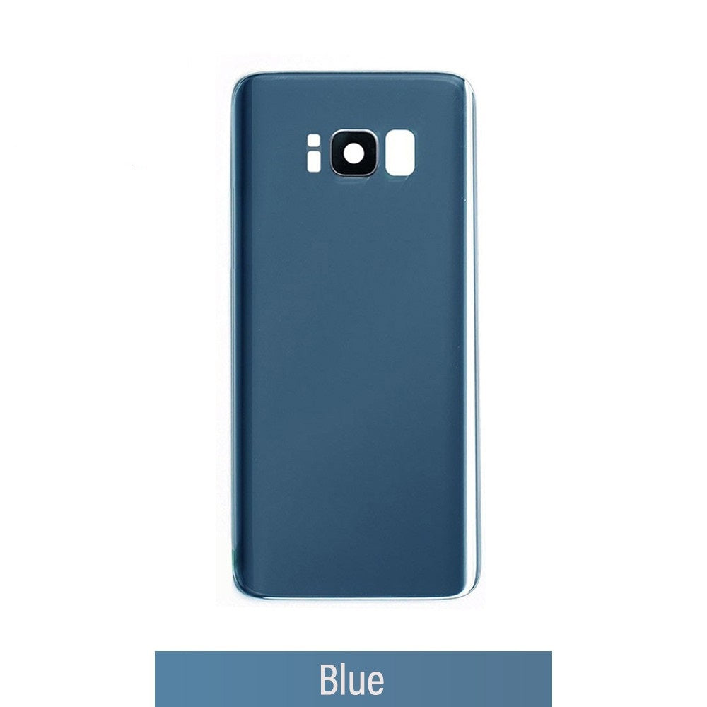 Red Rear Cover Glass For Samsung Galaxy S8 G950F-Blue