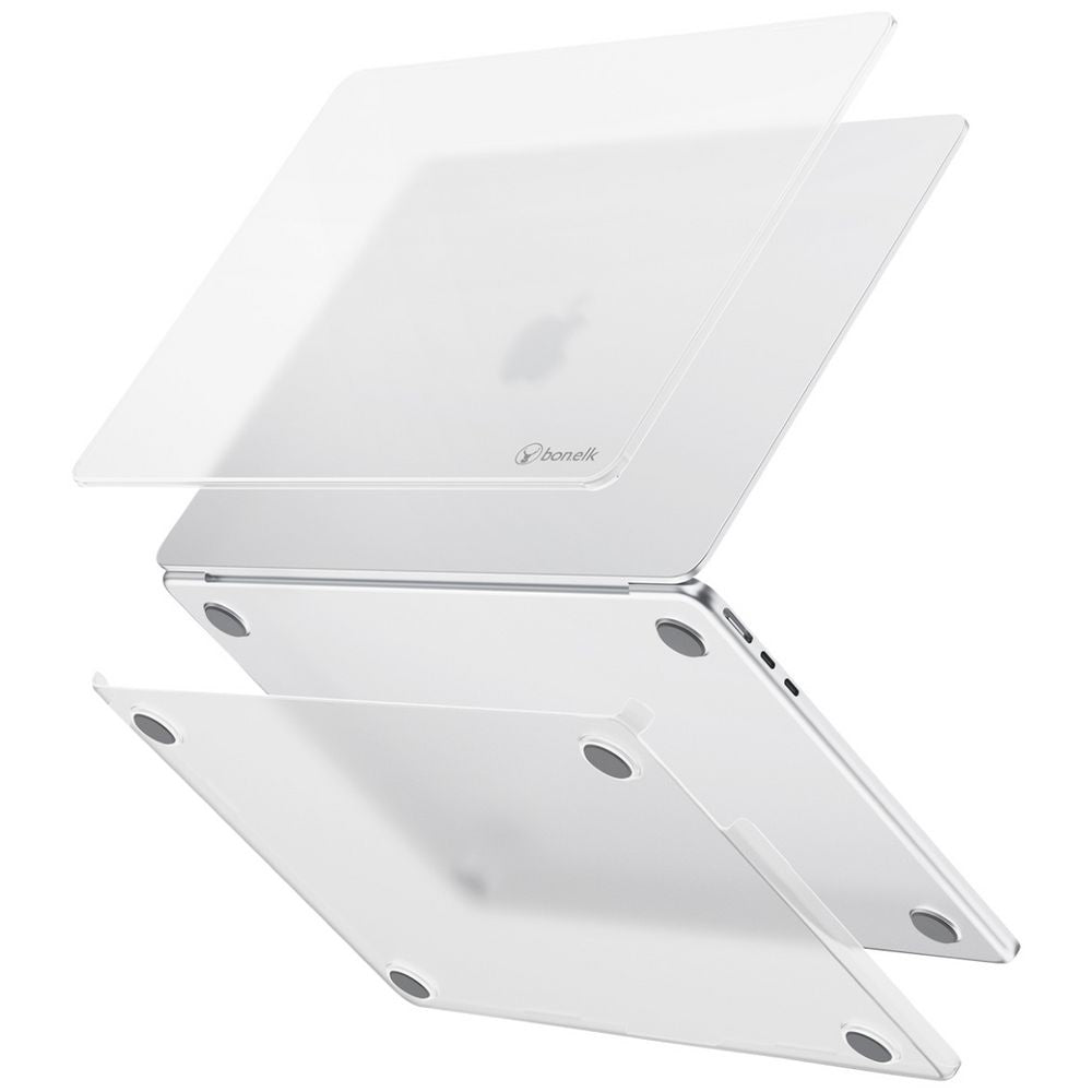 BONELK Vision MacBook Pro 14 clear case front view