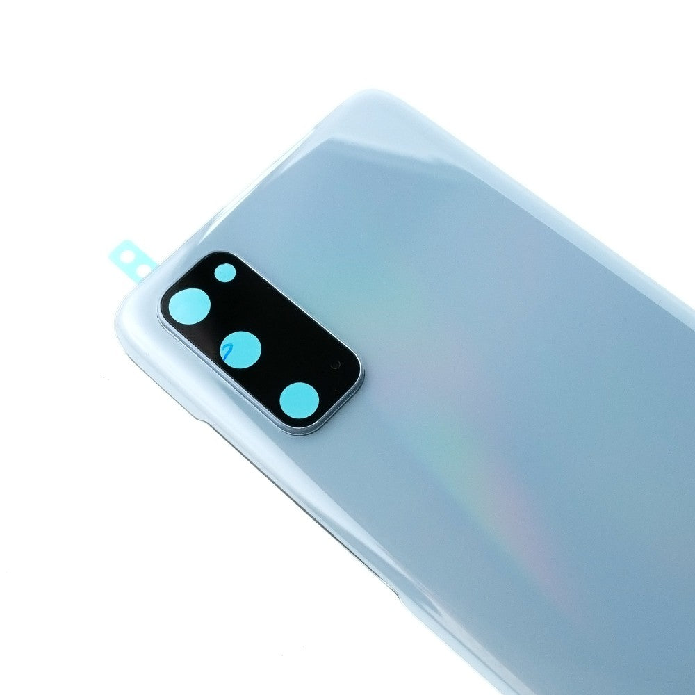 Brown Rear Cover Glass For Samsung Galaxy S20 G980F-Cloud Blue