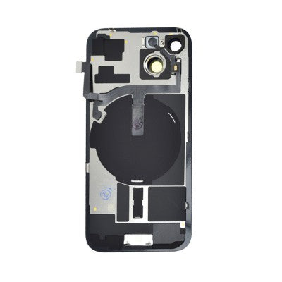 Brown Rear Cover Glass with Camera Lens Glass and Wireless Flex for iPhone 15-Blue