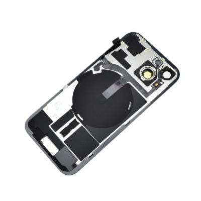 Brown Rear Cover Glass with Camera Lens Glass and Wireless Flex for iPhone 15-Green