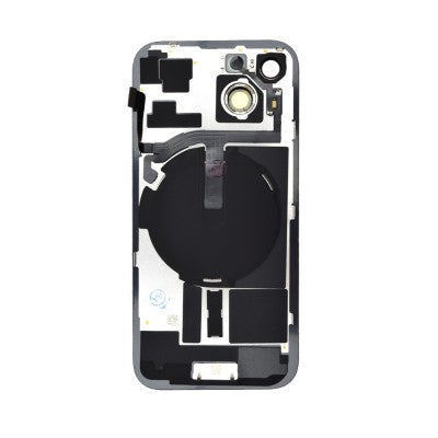 Brown Rear Cover Glass with Camera Lens Glass and Wireless Flex for iPhone 15-Green
