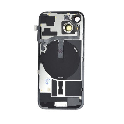 Brown Rear Cover Glass with Camera Lens Glass and Wireless Flex for iPhone 15-Yellow