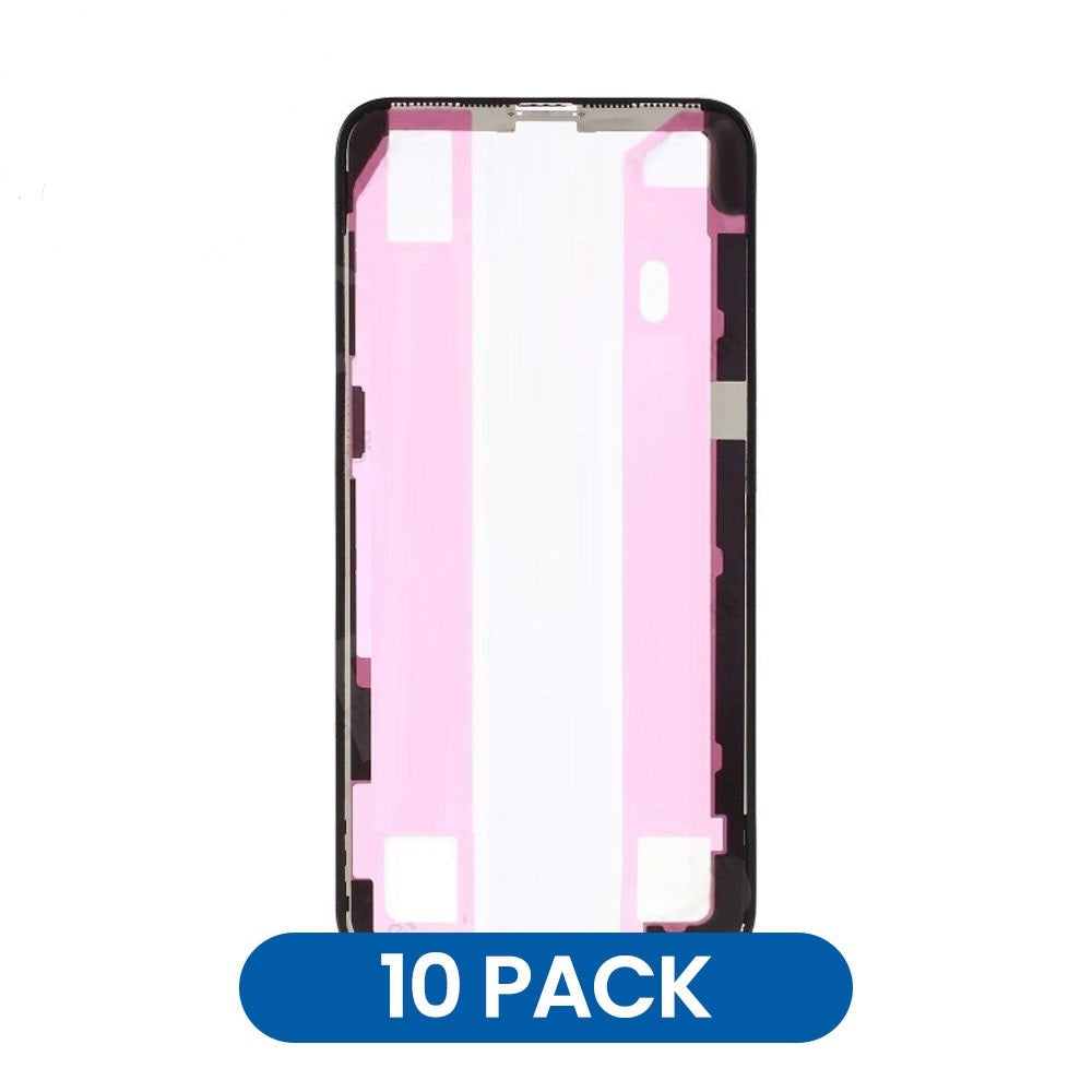 Front LCD Screen Bezel Frame With 3M Glue for iPhone XS Max (Brown) (Pack of 10)