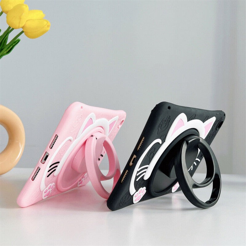 Cat Shockproof Kids Case For Ipad 10.2/10.5/9.7