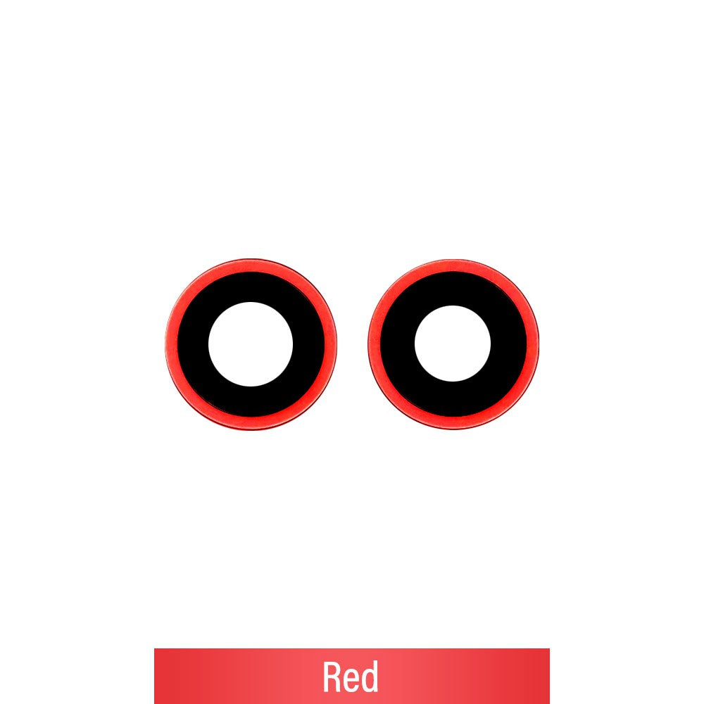 Rear Camera Lens With Bracket for iPhone 13 mini / 13-Red
