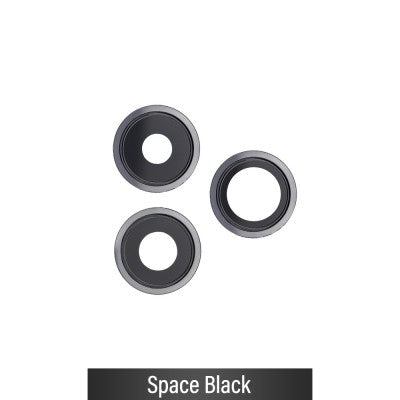 Rear Camera Lens With Bracket for iPhone 14 Pro / 14 Pro Max-Space Black