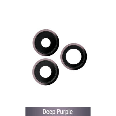 Rear Camera Lens With Bracket for iPhone 14 Pro / 14 Pro Max-Deep Purple