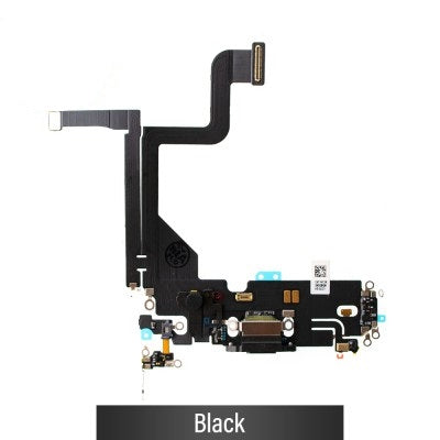 Charging Port for iPhone 13 Pro (Purple)-Black