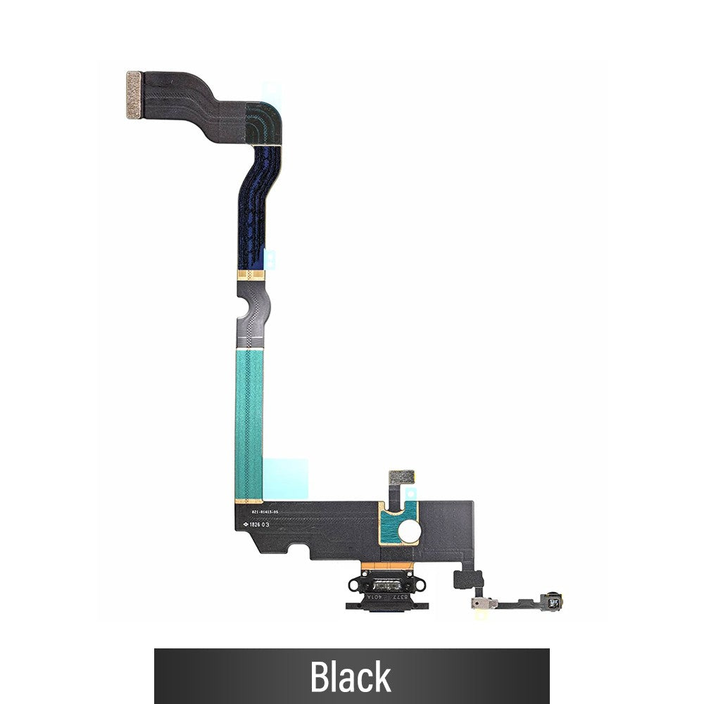 Red Charging Port for iPhone XS Max-Black