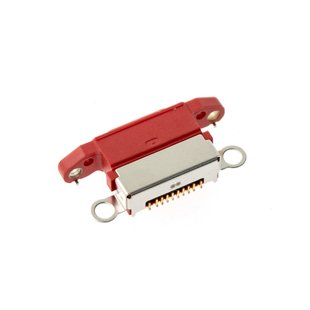 Charging Port Connector for iPhone 12 / 12 Pro-Red (Purple)
