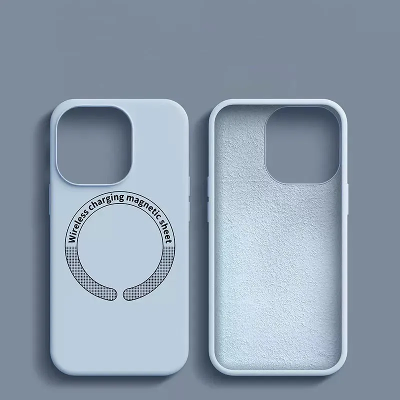 Apple iPhone 16 Silicone Case with MagSafe – Soft-Touch Magnetic Protective Cover