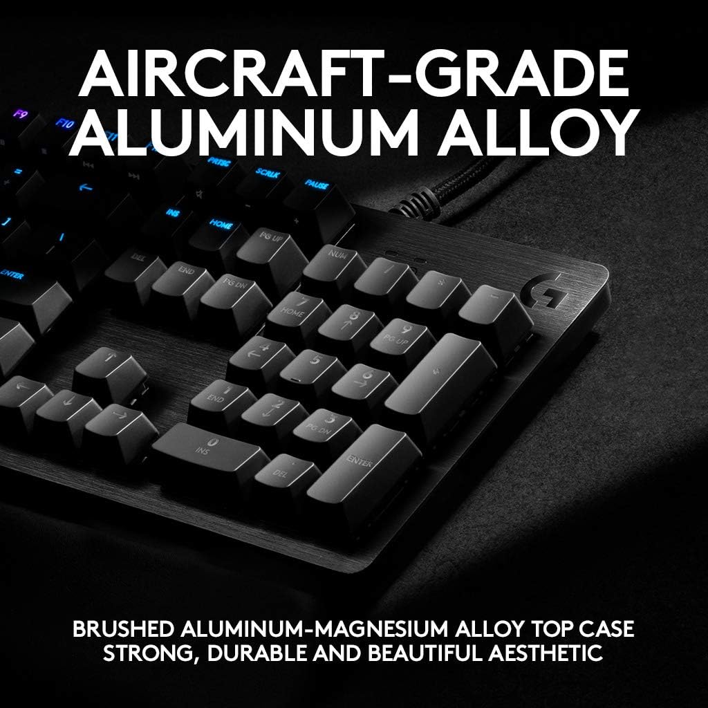 Logitech G512 CARBON LIGHTSYNC RGB Mechanical Gaming Keyboard (GX Brown Switch)