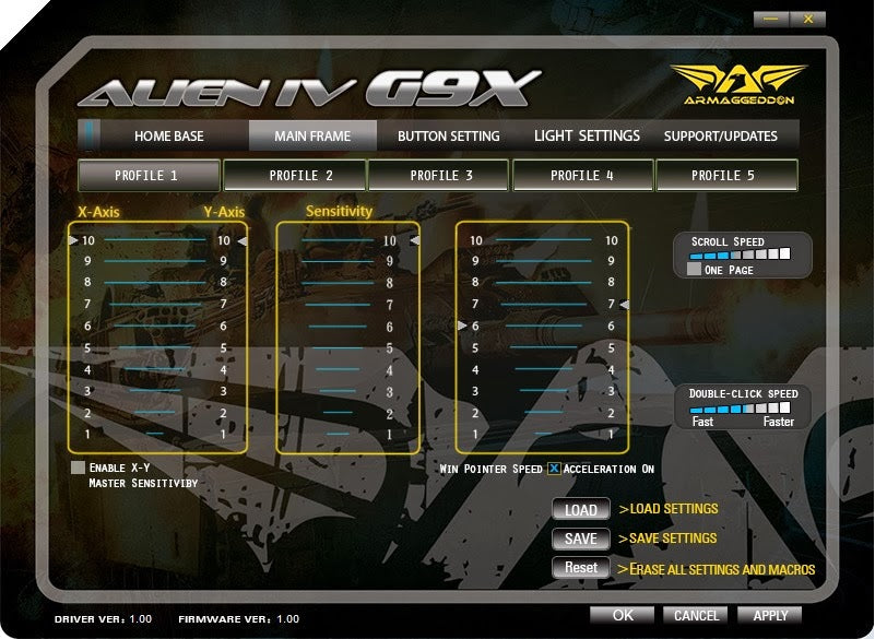 Armaggeddon Alien IV G9X Gaming Mouse Space Grey: Ultimate Performance for Gamers