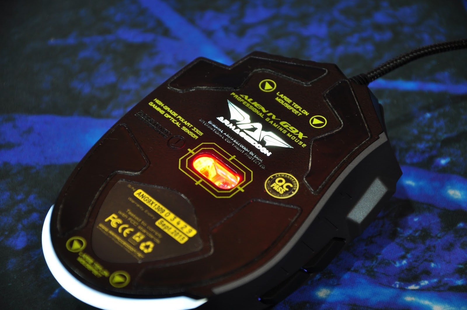 Armaggeddon Alien IV G9X Gaming Mouse Space Grey: Ultimate Performance for Gamers