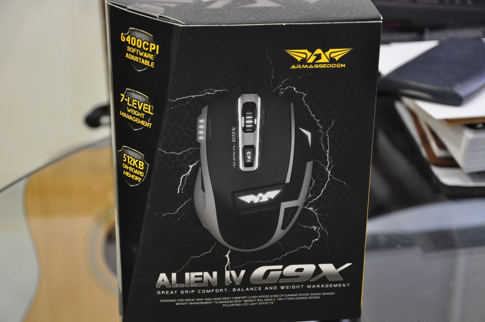 Armaggeddon Alien IV G9X Gaming Mouse Space Grey: Ultimate Performance for Gamers