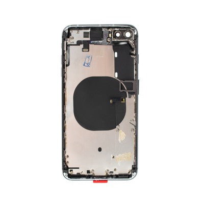 Rear Housing with Small Parts for iPhone 8 Plus (Purple)-Black
