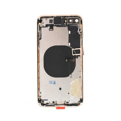 Rear Housing with Small Parts for iPhone 8 Plus (Purple)-Gold