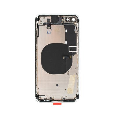 Rear Housing with Small Parts for iPhone 8 Plus (Purple)-Silver