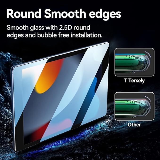 2 Pack - for Apple iPad 10.2-inch (7th / 8th / 9th Gen) 9H Tempered Glass Screen Protector