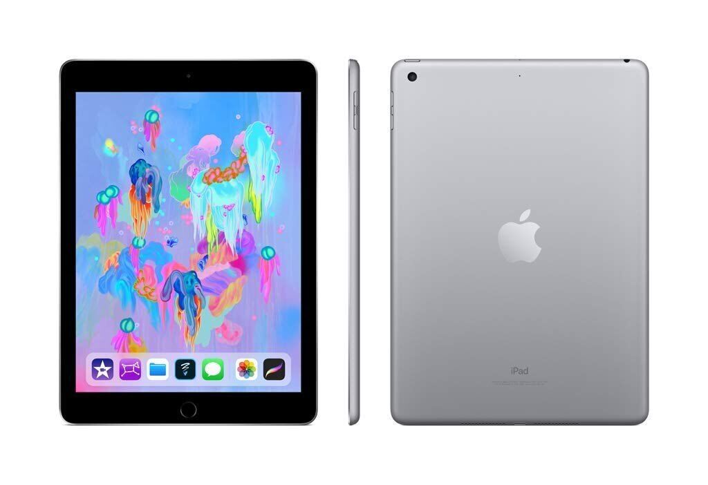 Apple Ipad 6th Gen Space Grey Wifi + Cellular - Good Condition