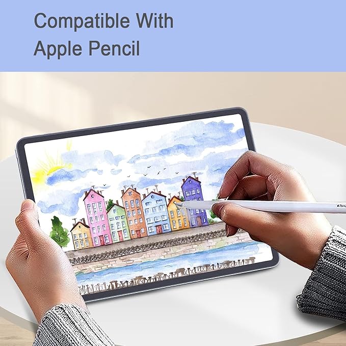 Screen Protector Glass For iPad 6th / 5th Generation 9.7 Inch, Tempered Glass Film Guard for iPad 9.7 2018/2017, iPad Pro 9.7 2016, iPad Air 2 2014 / iPad Air 2013 Anti- Scratch Clear- 5